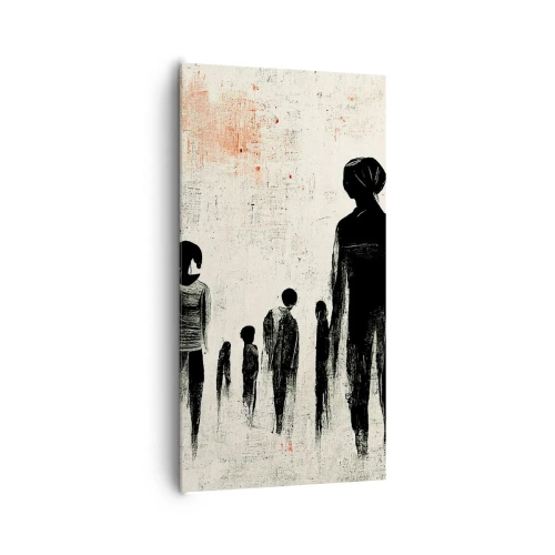 Lærredstryk - Billede på lærred - Mod ensomhed - 65x120 cm