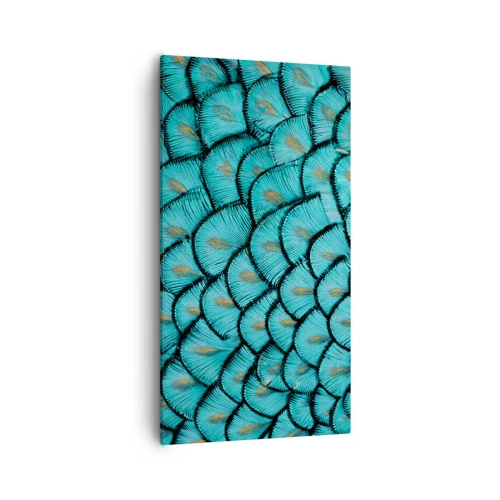 Lærredstryk - Billede på lærred - Den store fjer-galla - 55x100 cm