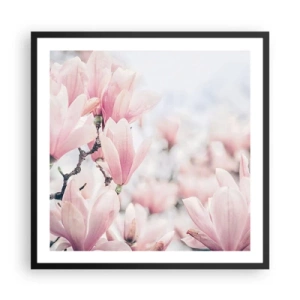 Plakat i sort ramme - Idealet om subtilitet - 60x60 cm
