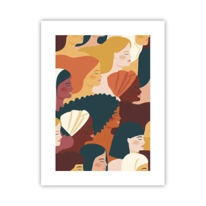 Plakat - Kun kvindelighed - 30x40 cm