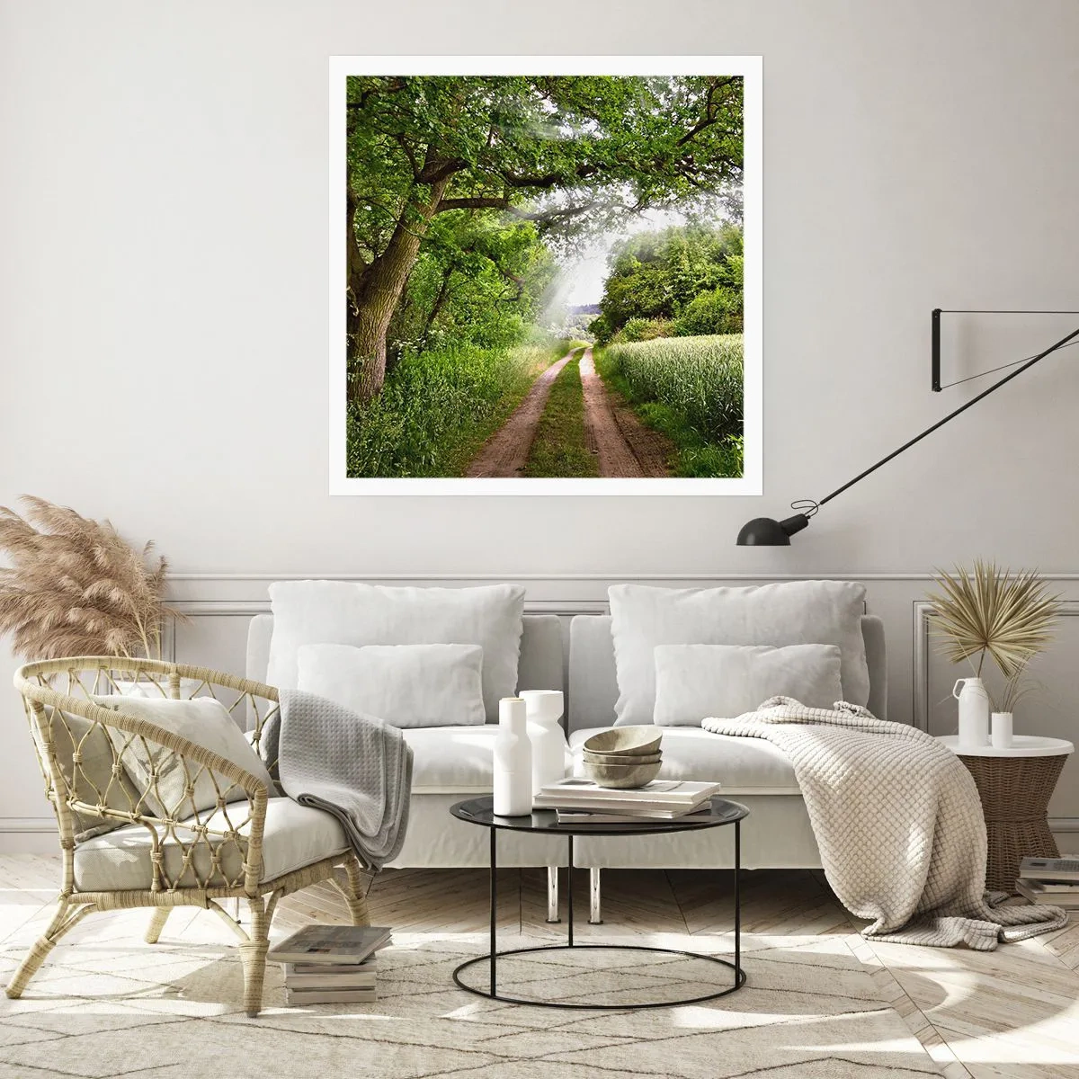 Plakat - Et in Arcadia ego - 40x40 cm