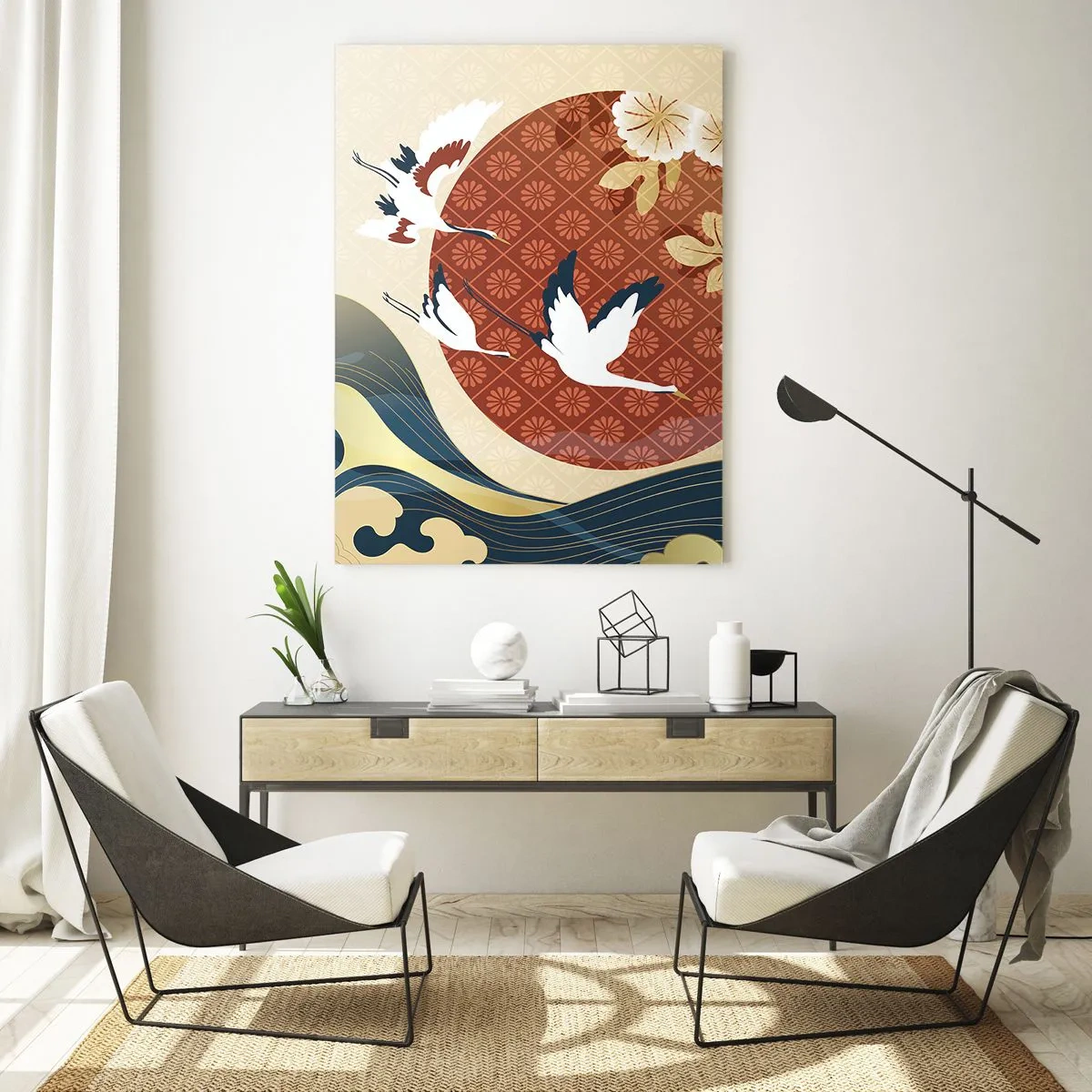Billede på glas - Kompatibel manglende overensstemmelse - 50x70 cm