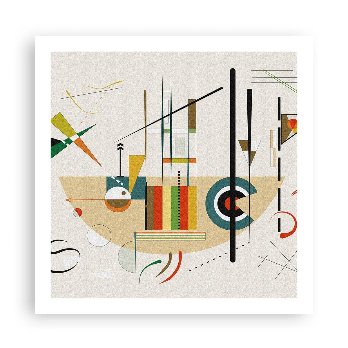 Plakat - Og verden griner - 60x60 cm