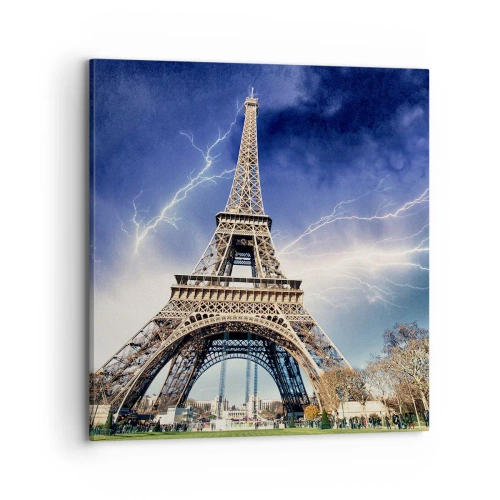 Lærredstryk - Billede på lærred - Stormens herskerinde - 70x70 cm