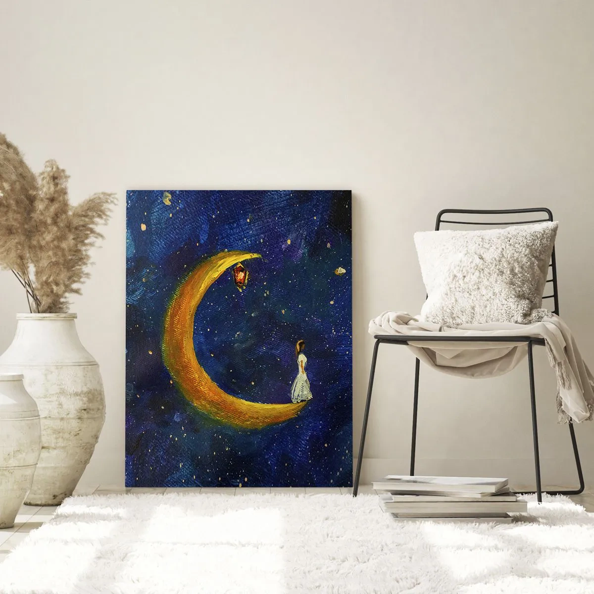 Billede på glas - Kald på verden - 70x100 cm