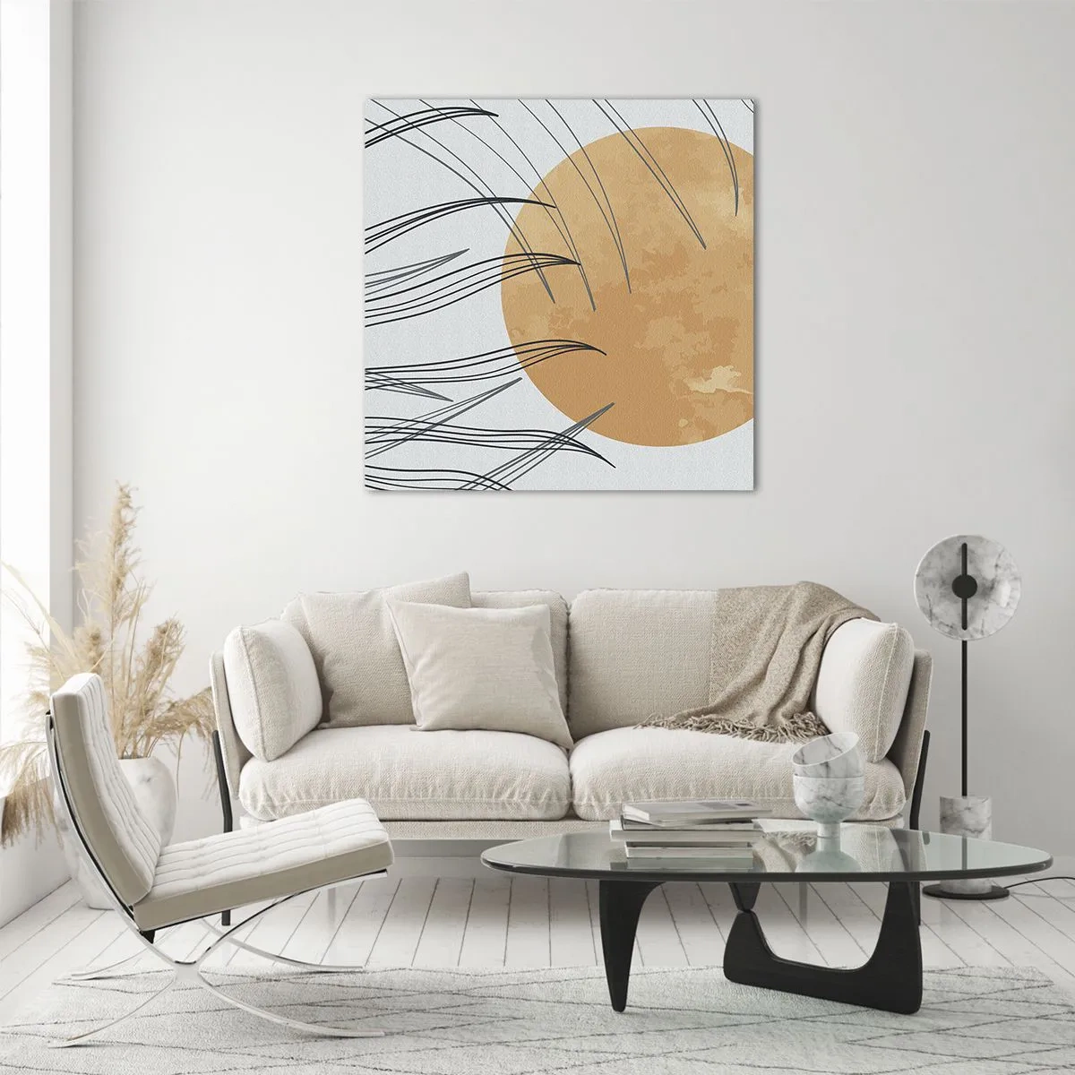 Billede på glas - Altid mod solen - 40x40 cm