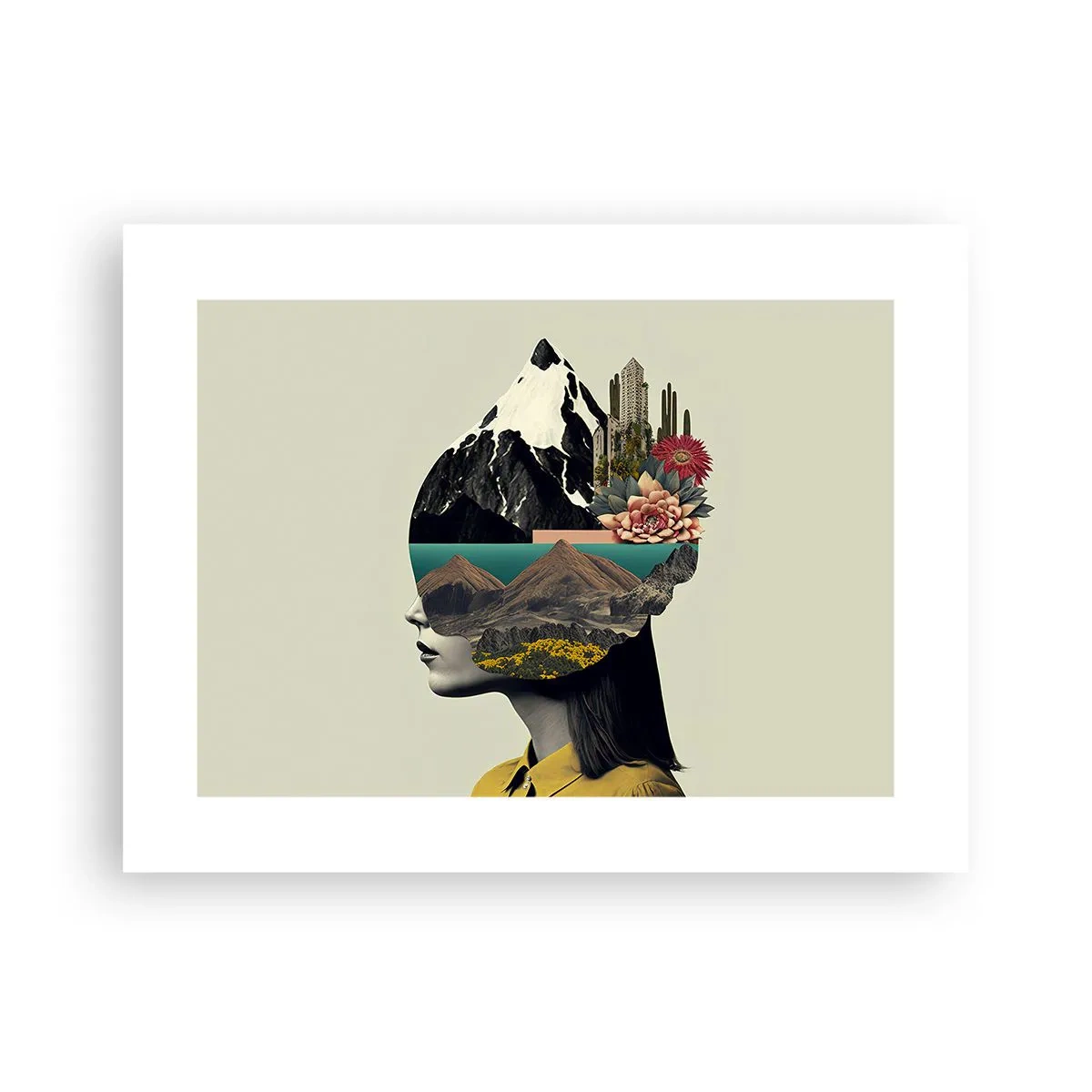 Plakat - Kvinden - altid et mysterium - 40x30 cm