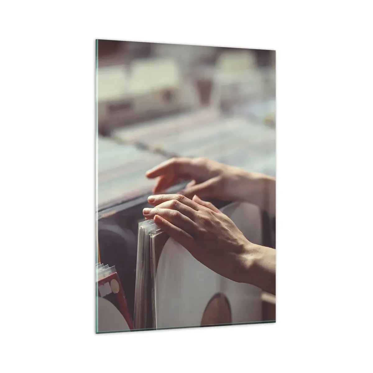 Billede på glas - På jagt efter følelser - 80x120 cm