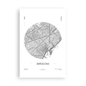 Plakat - Barcelonas anatomi - 61x91 cm