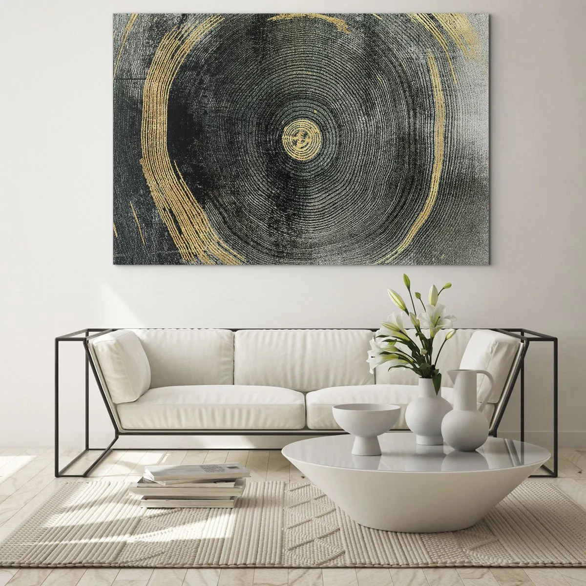 Billede på glas - Forandring og varighed - 120x80 cm