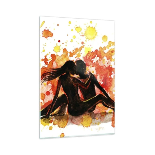 Billede på glas - Og der var lys - 80x120 cm