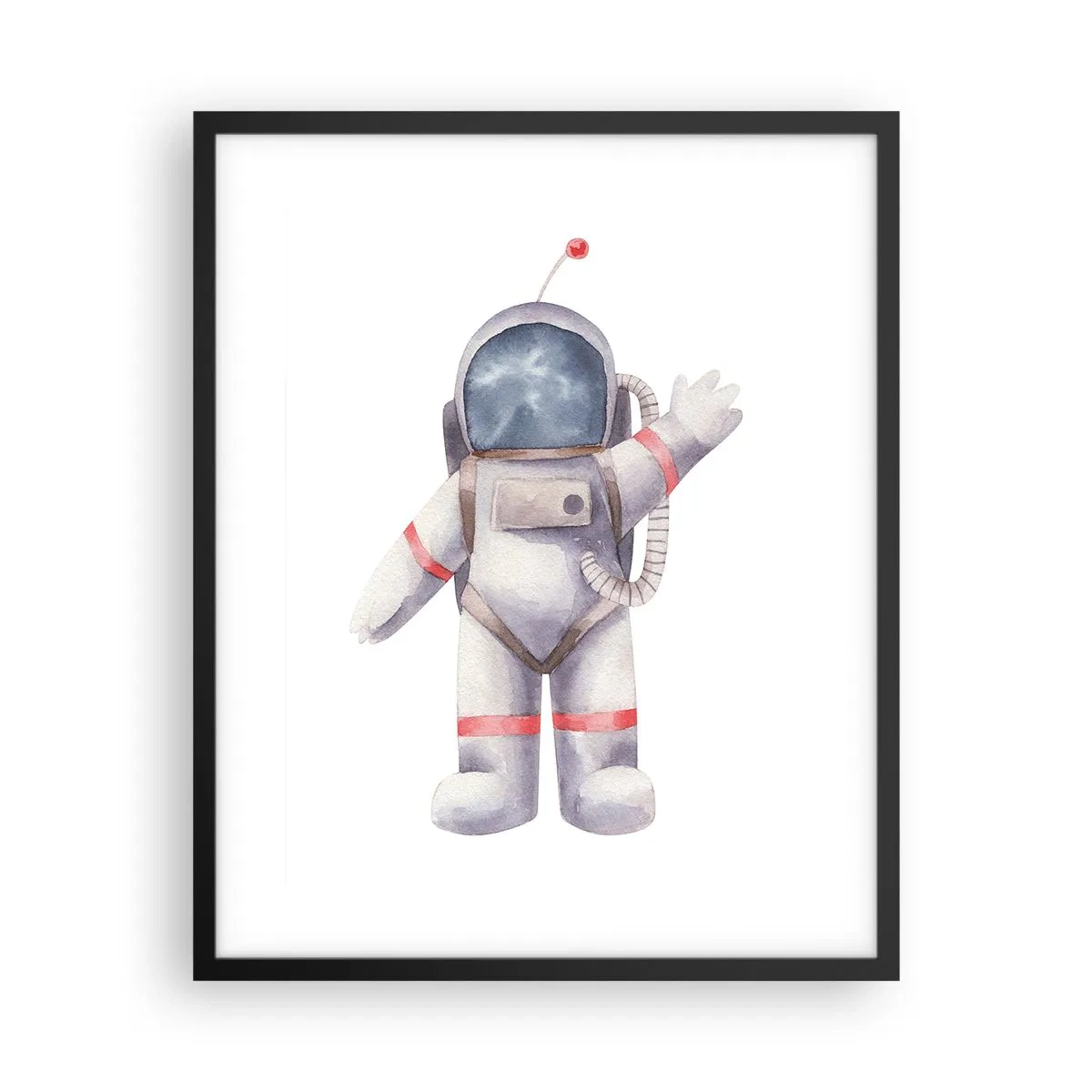 Plakat i sort ramme - Det er alt for nu! - 40x50 cm