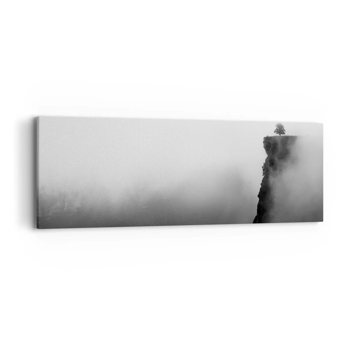 Lærredstryk - Billede på lærred - På kanten af verden - 90x30 cm