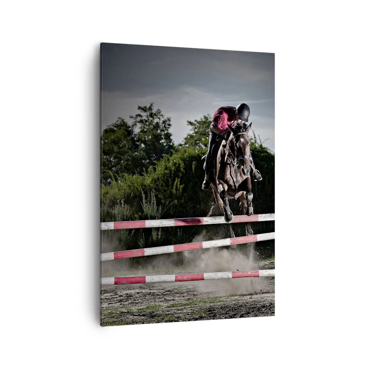 Lærredstryk - Billede på lærred - Sammen om sejren - 70x100 cm