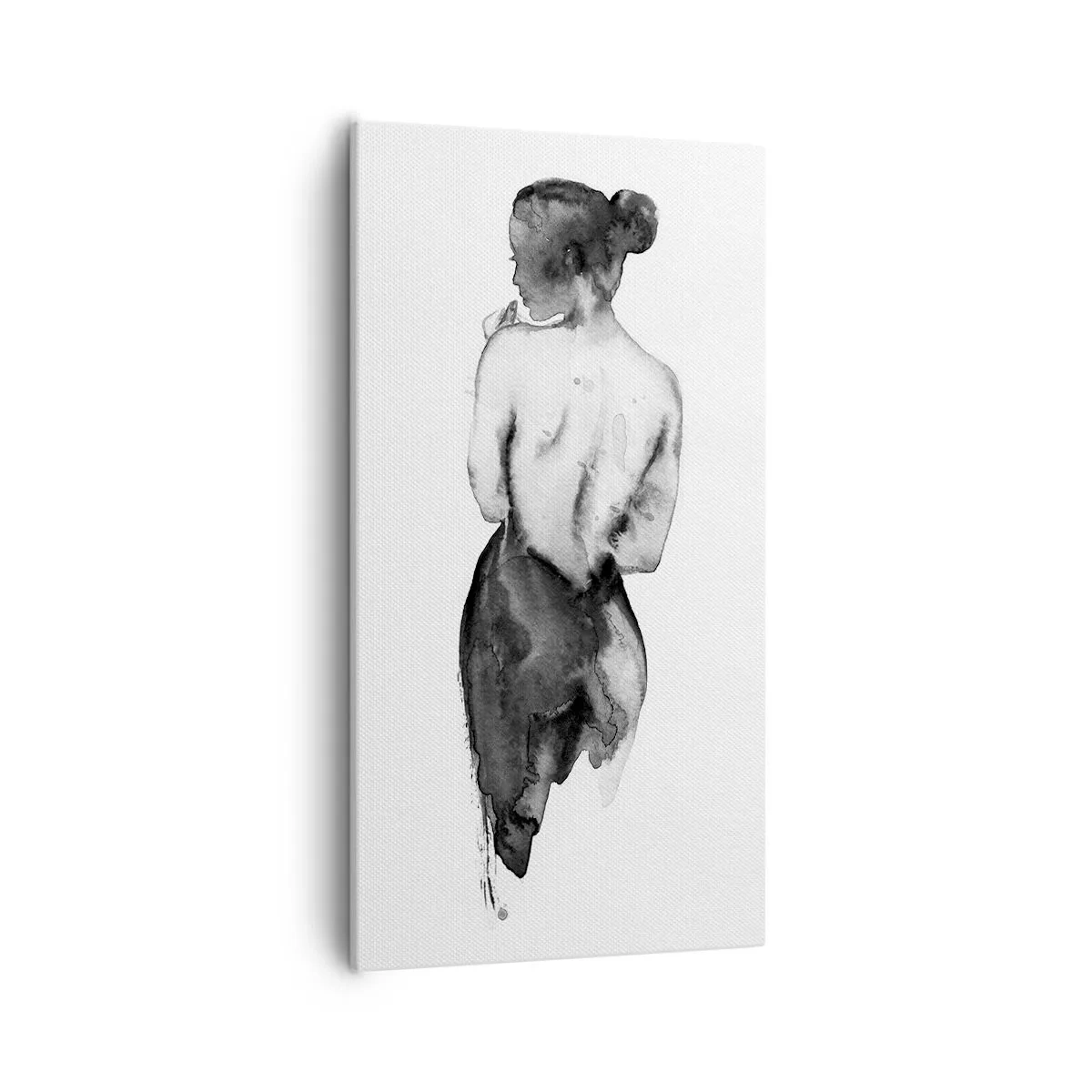 Lærredstryk - Billede på lærred - Med hende forsvinder verden - 55x100 cm