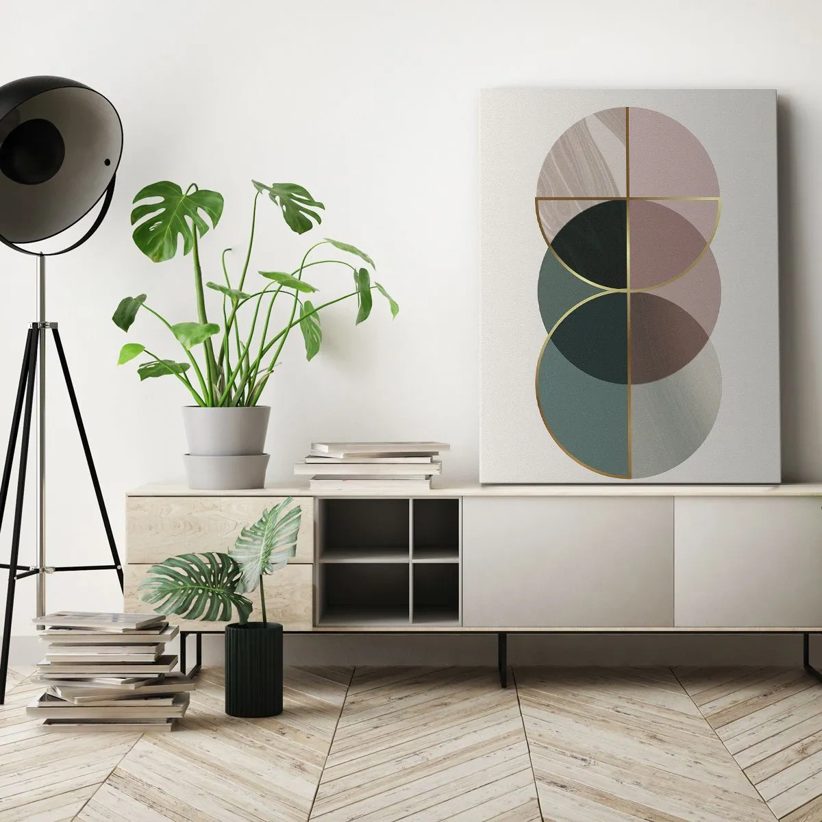 Lærredstryk - Billede på lærred - Hjul for hjul… - 70x100 cm