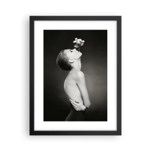 Plakat i sort ramme - Excentrisk elegance - 30x40 cm