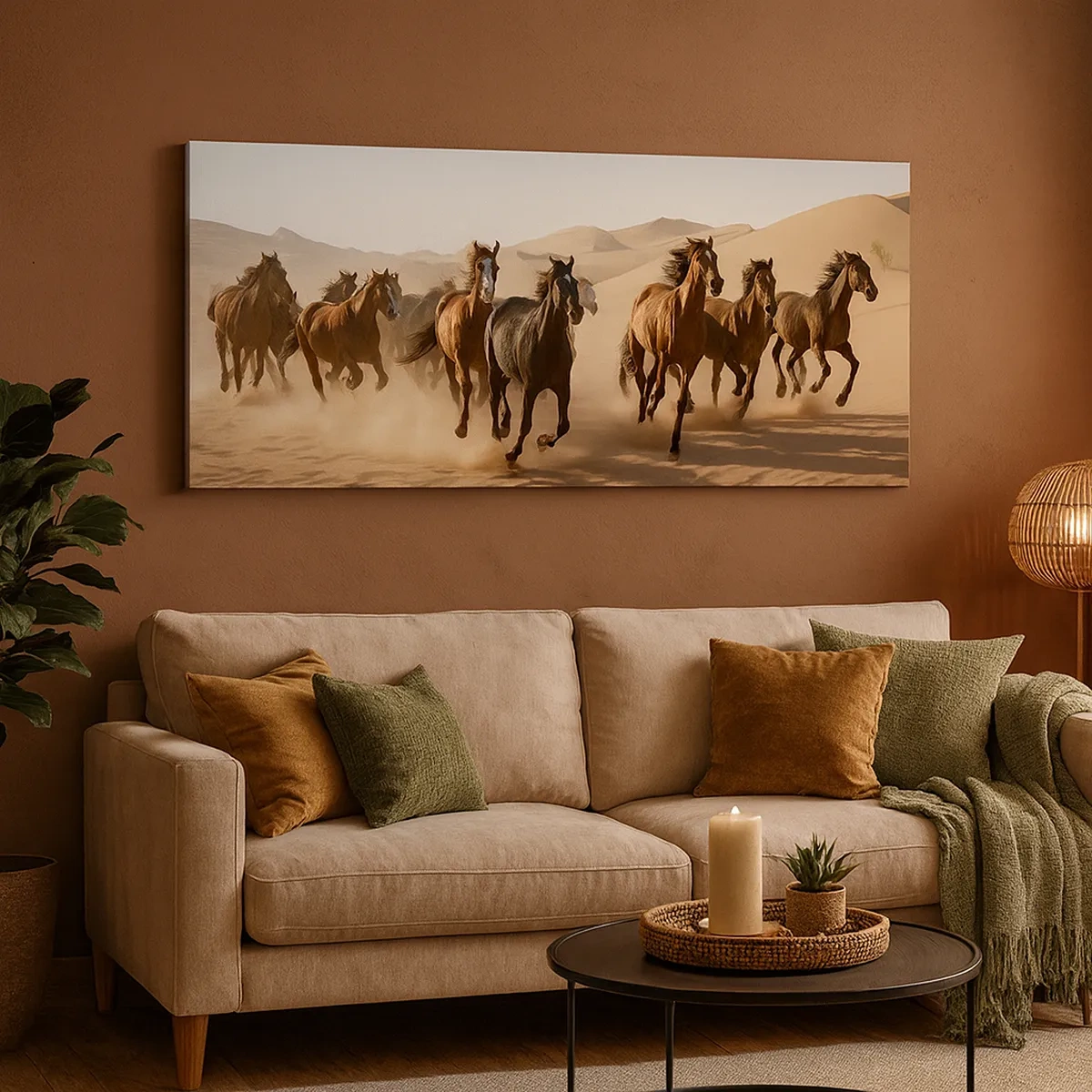 Lærredstryk - Billede på lærred - Fri som vinden - 30x30 cm