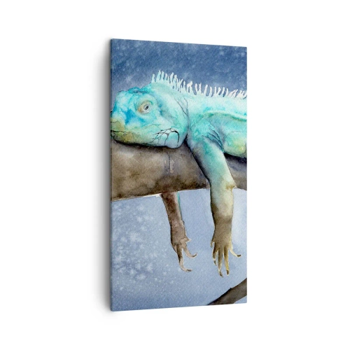 Lærredstryk - Billede på lærred - Det er godt! - 45x80 cm