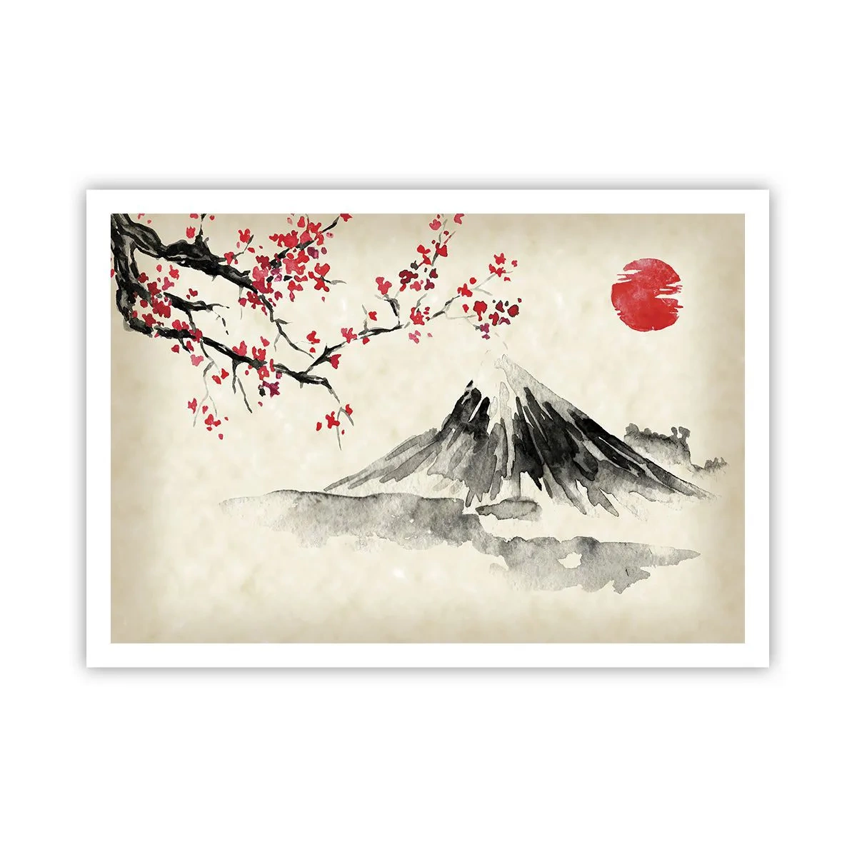 Plakat - Bliv forelsket i Japan - 100x70 cm