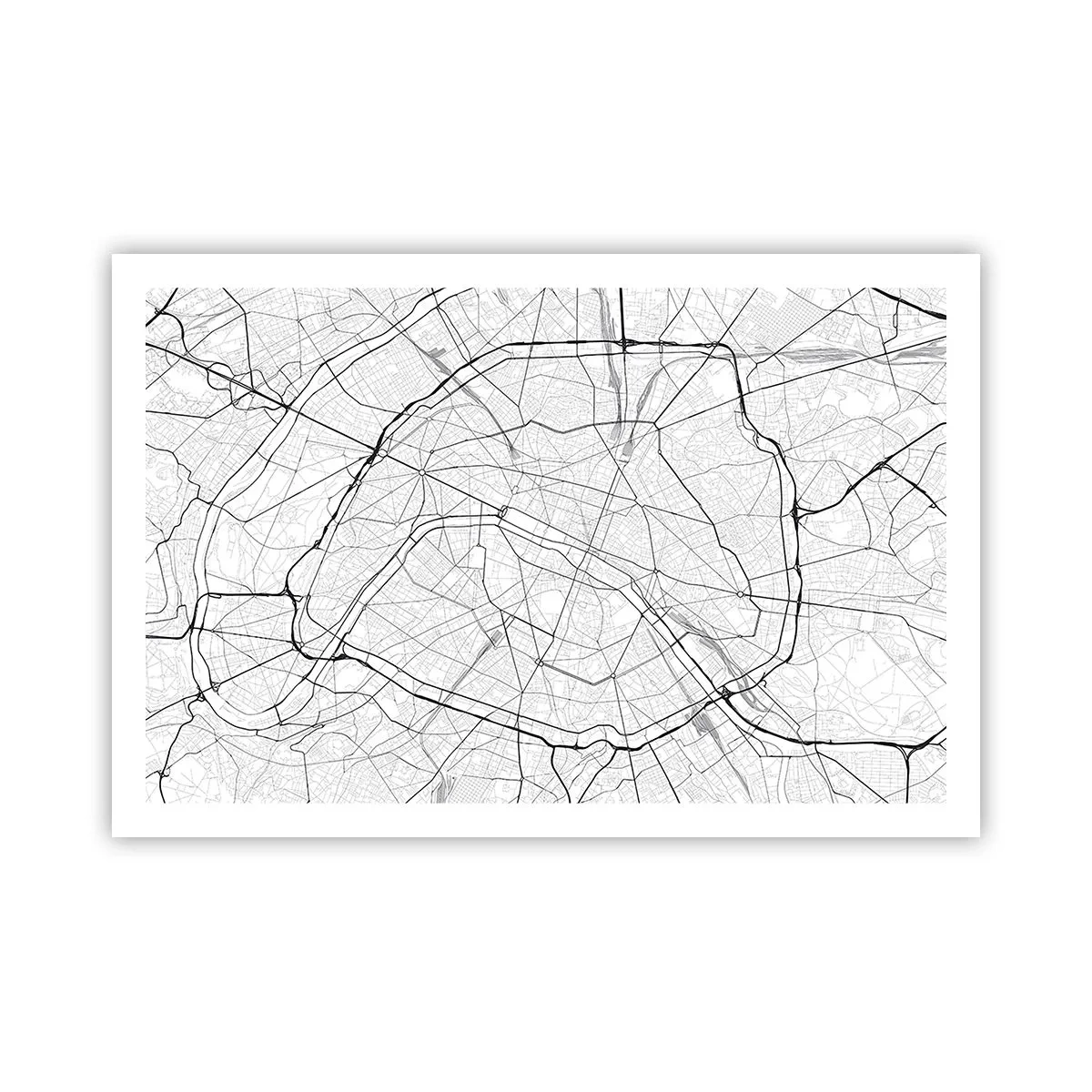 Plakat - Paris' blomst - 91x61 cm