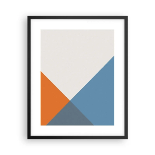 Plakat i sort ramme - Med hensyn til ... - 40x50 cm