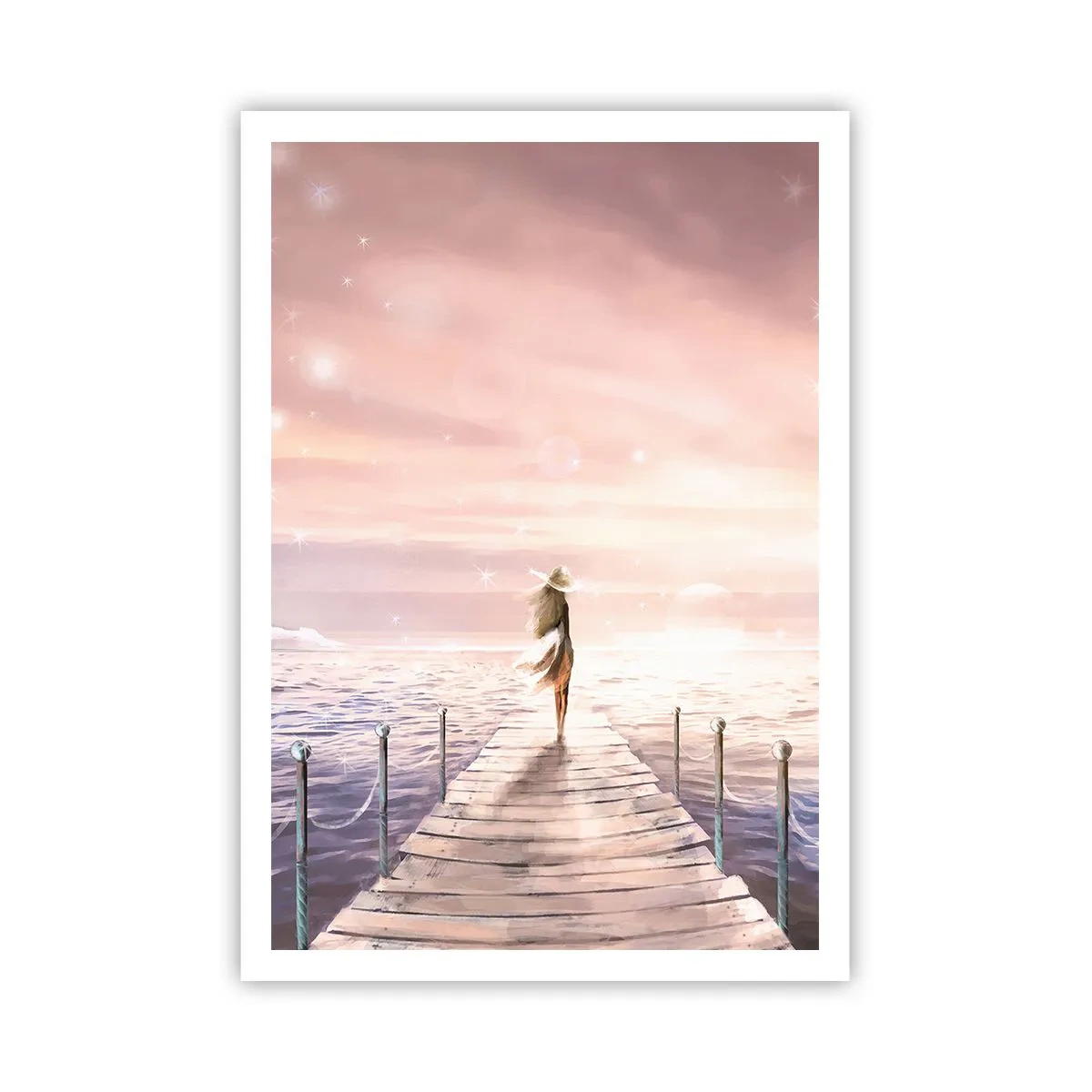 Plakat - I lyset af en drøm - 70x100 cm