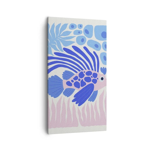 Lærredstryk - Billede på lærred - I dit rette element - 45x80 cm