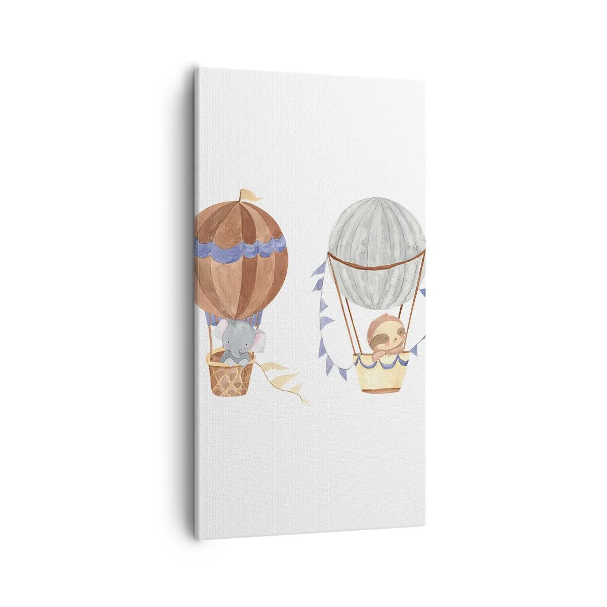 Lærredstryk - Billede på lærred - Venner på farten - 55x100 cm