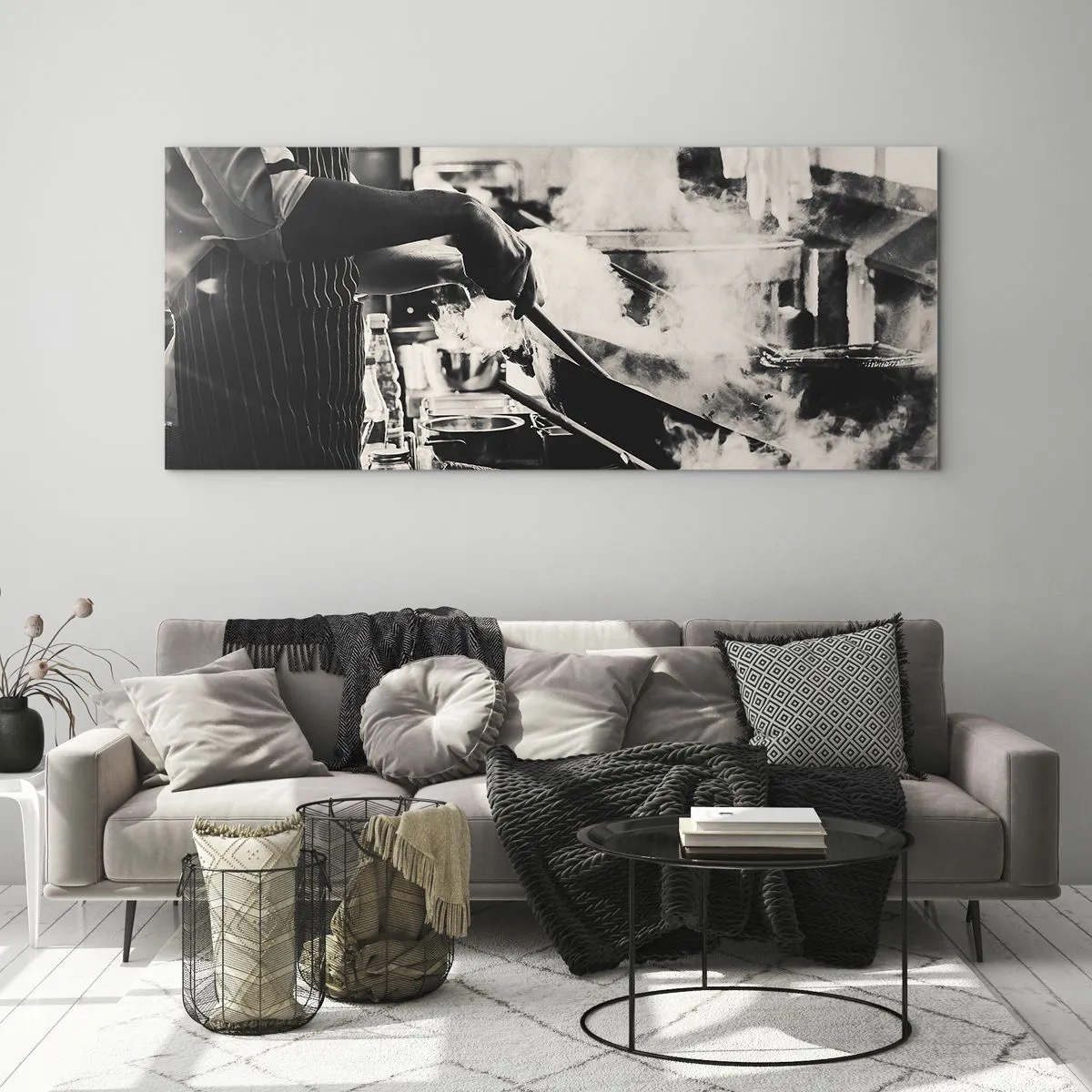 Billede på glas - Smagernes alkymi - 120x50 cm