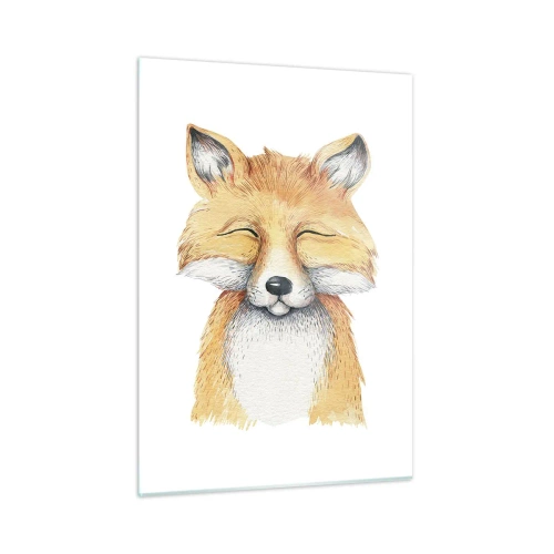 Billede på glas - Rævehumor - 50x70 cm