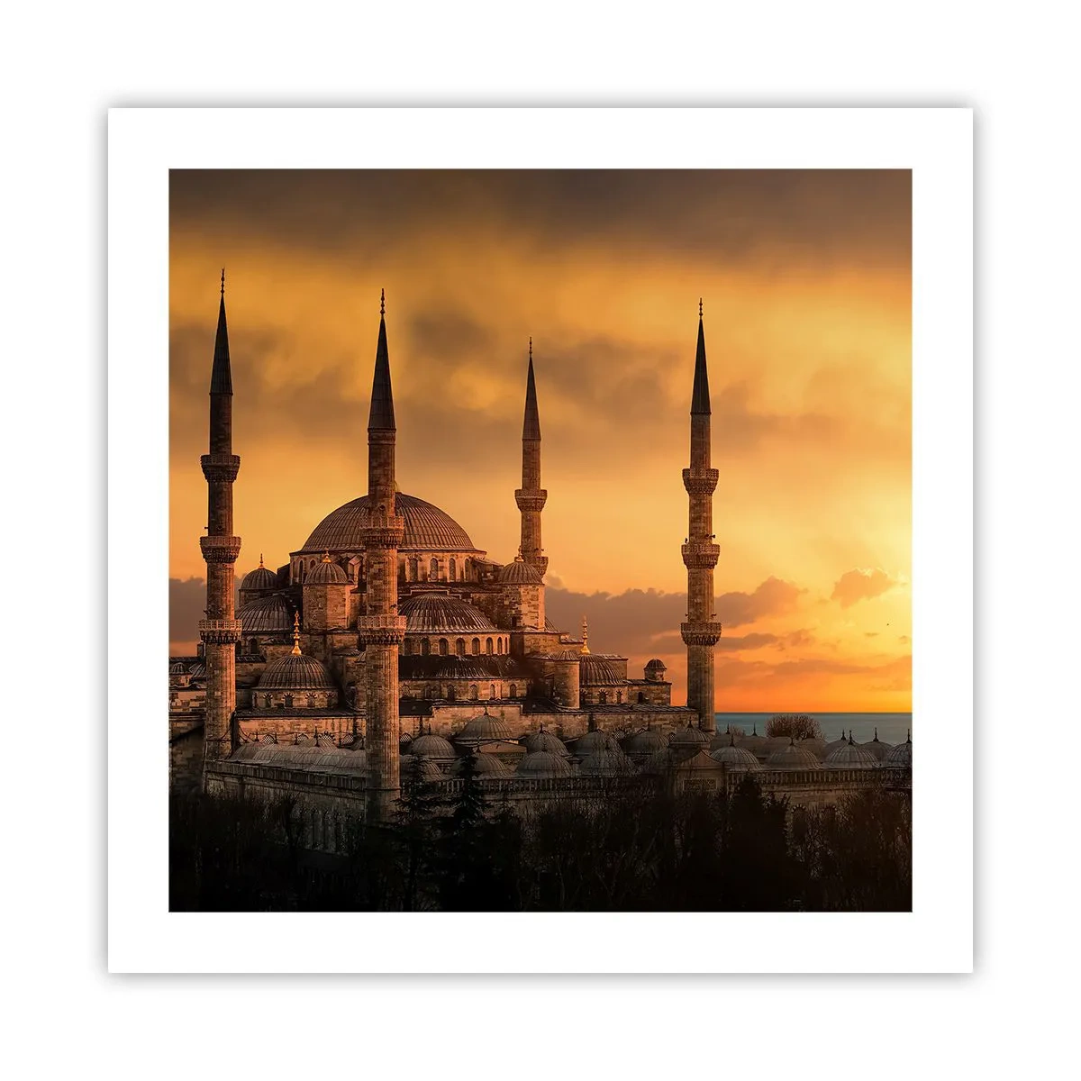 Plakat - Gud er stor - 50x50 cm