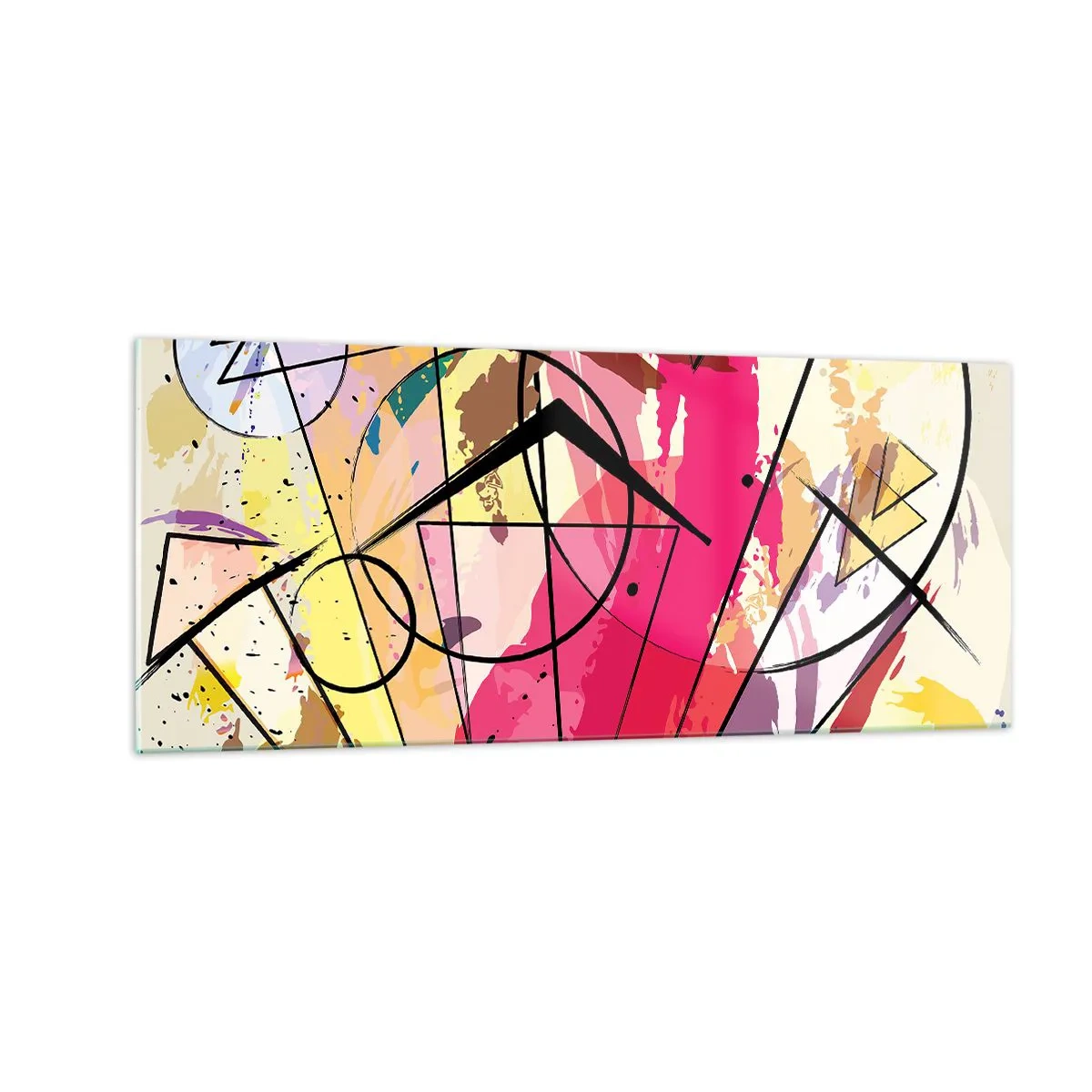 Billede på glas - Eksplosion - 100x40 cm