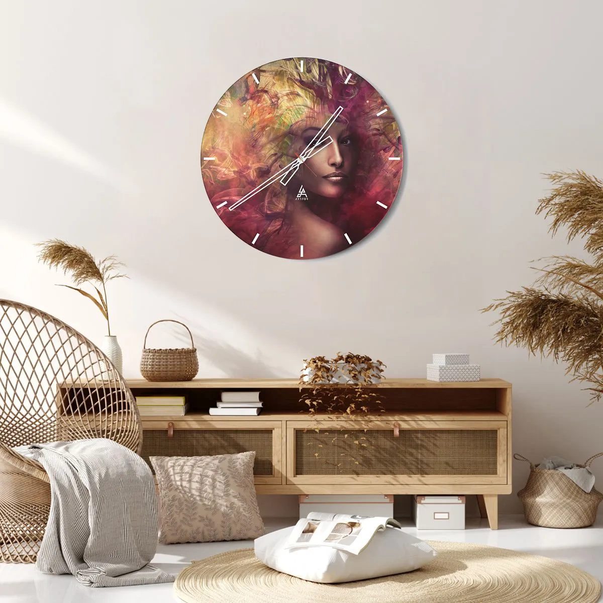 Vægur, Uret - Her er jeg! - 30x30 cm