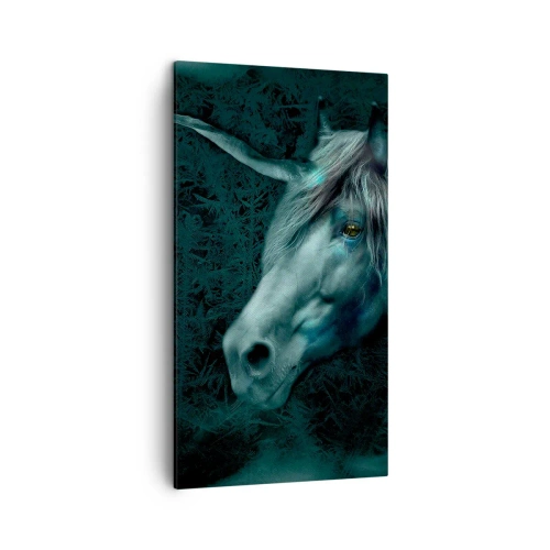Lærredstryk - Billede på lærred - I en eventyrlig skov - 45x80 cm