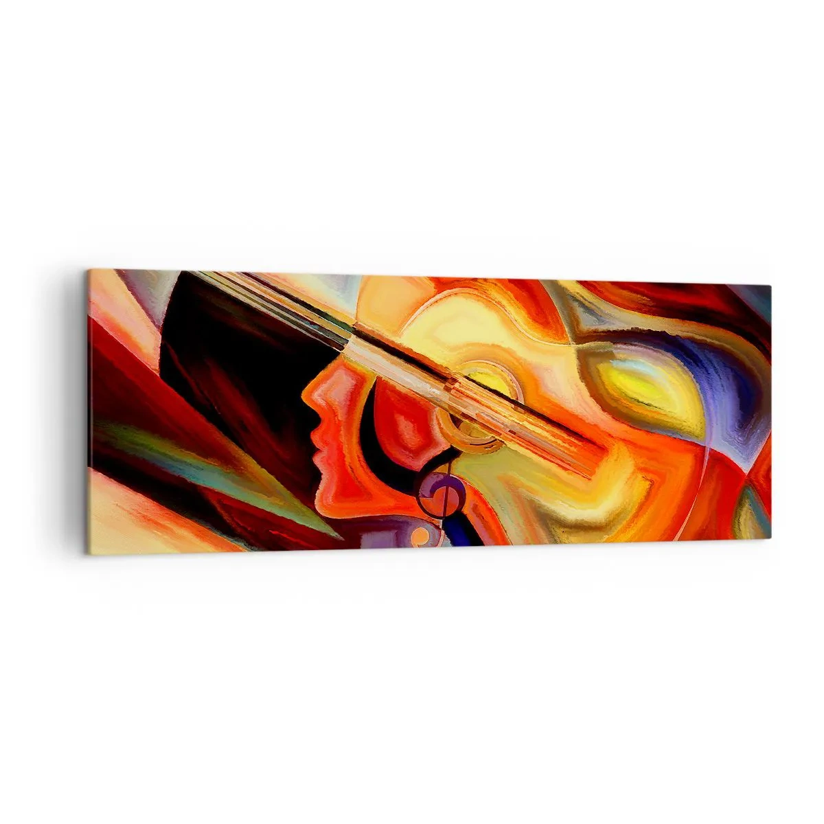 Lærredstryk - Billede på lærred - Og alt er i orden - 140x50 cm