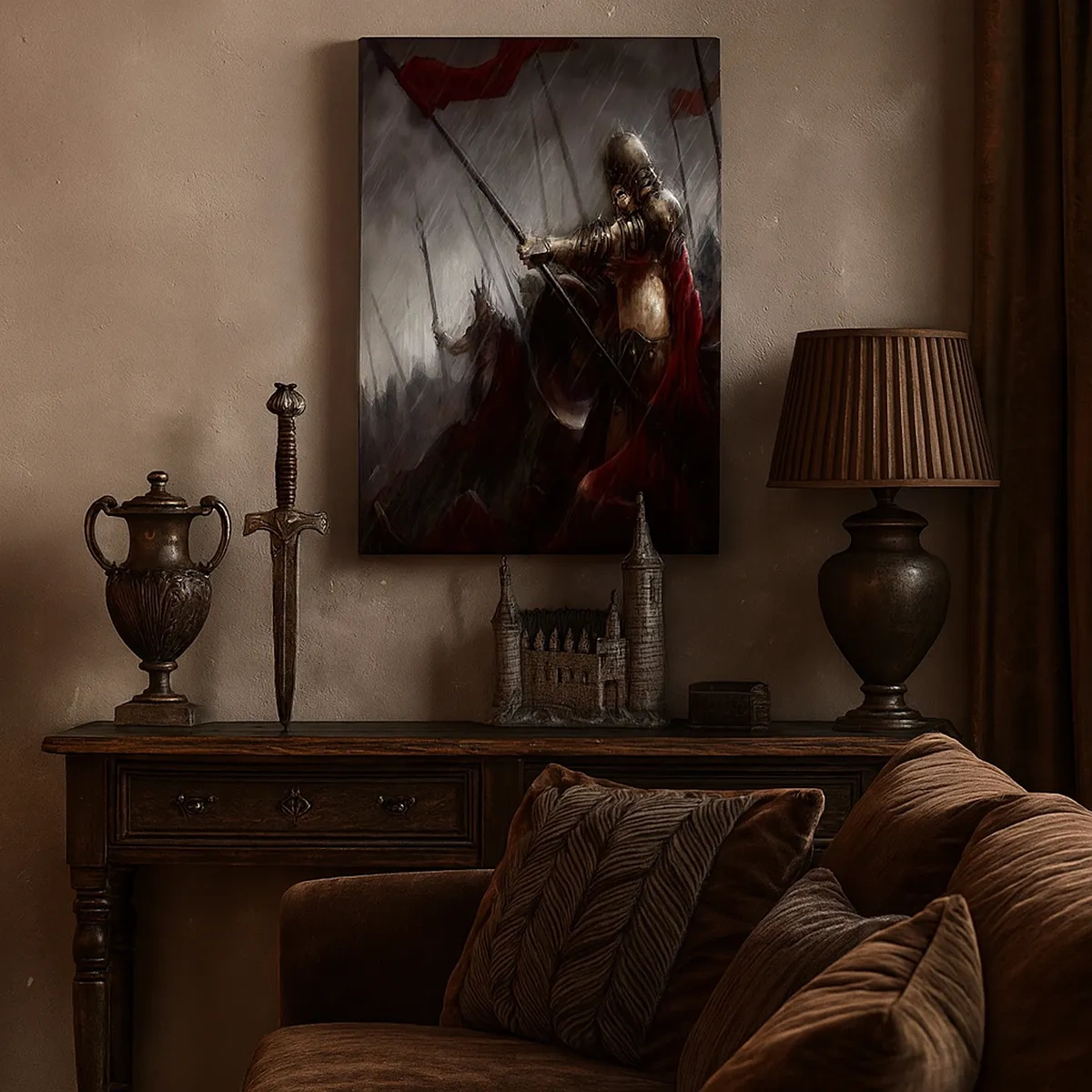 Lærredstryk - Billede på lærred - Forbipasserende, fortæl Sparta... - 50x70 cm