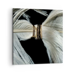 Lærredstryk - Billede på lærred - ...og jeg vil ikke forlade dig... - 50x50 cm