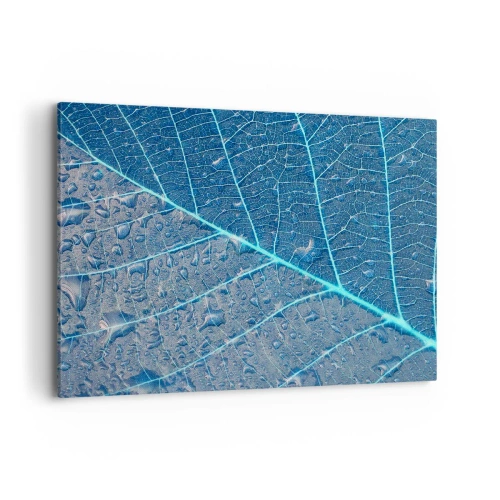Lærredstryk - Billede på lærred - Livet i det blå - 100x70 cm