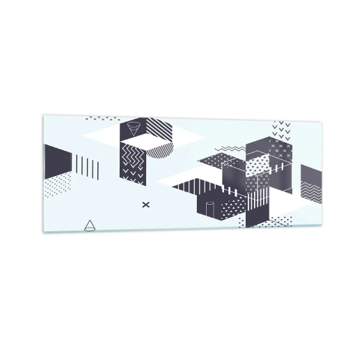 Billede på glas - I matematikkens sjæl - 140x50 cm