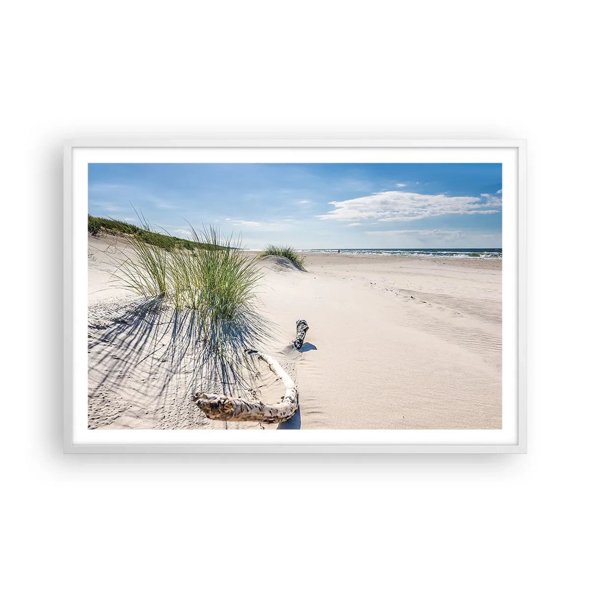 Plakat i hvid ramme - Den smukkeste? Baltisk - 91x61 cm
