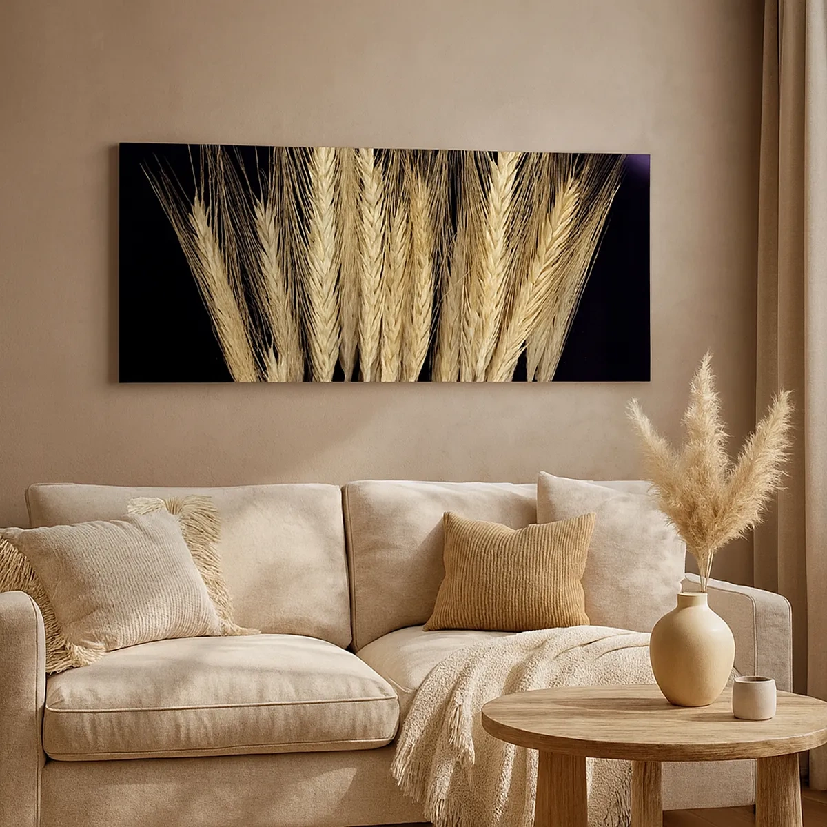 Lærredstryk - Billede på lærred - Rustik magi - 30x30 cm