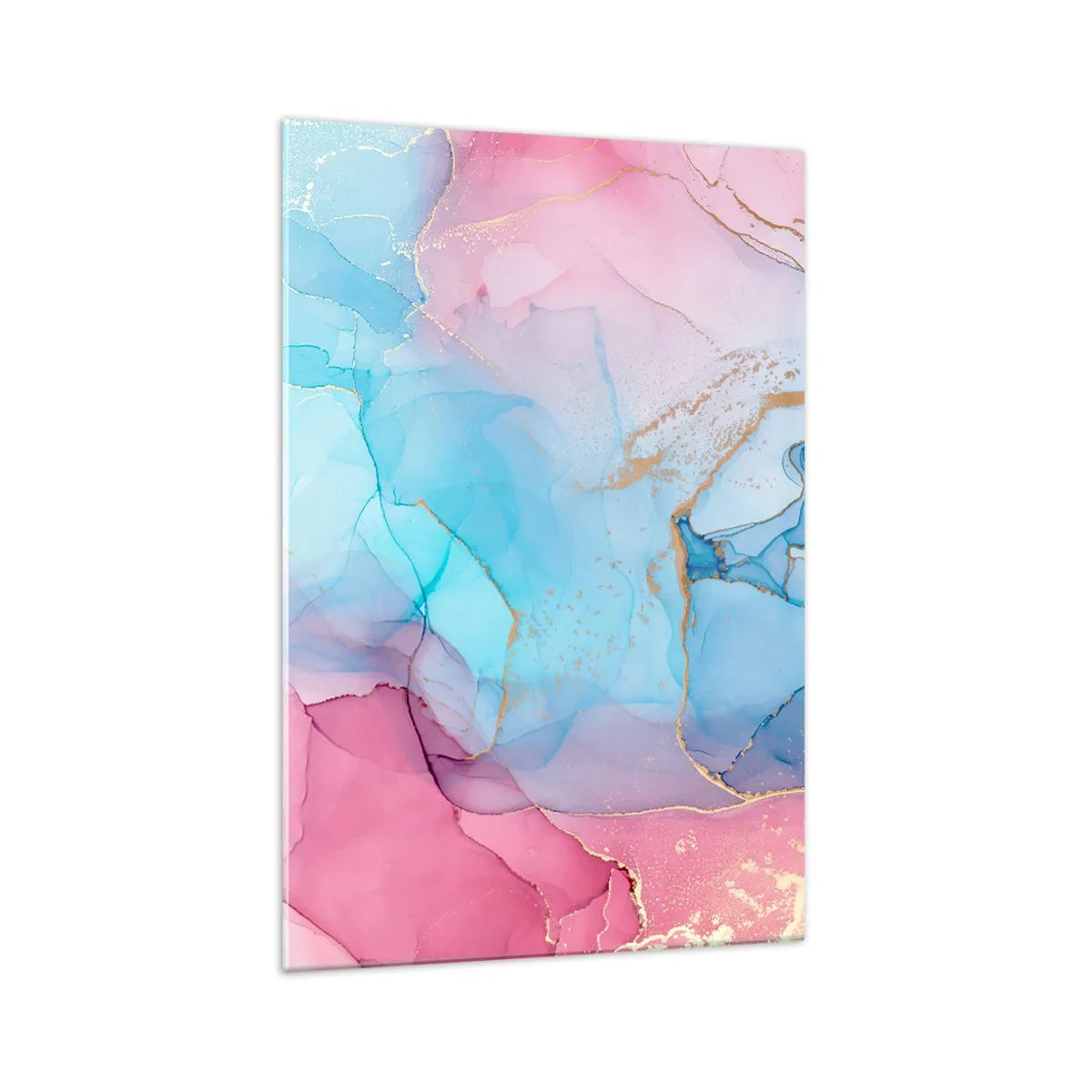 Billede på glas - Møde og gennemtrængning - 70x100 cm
