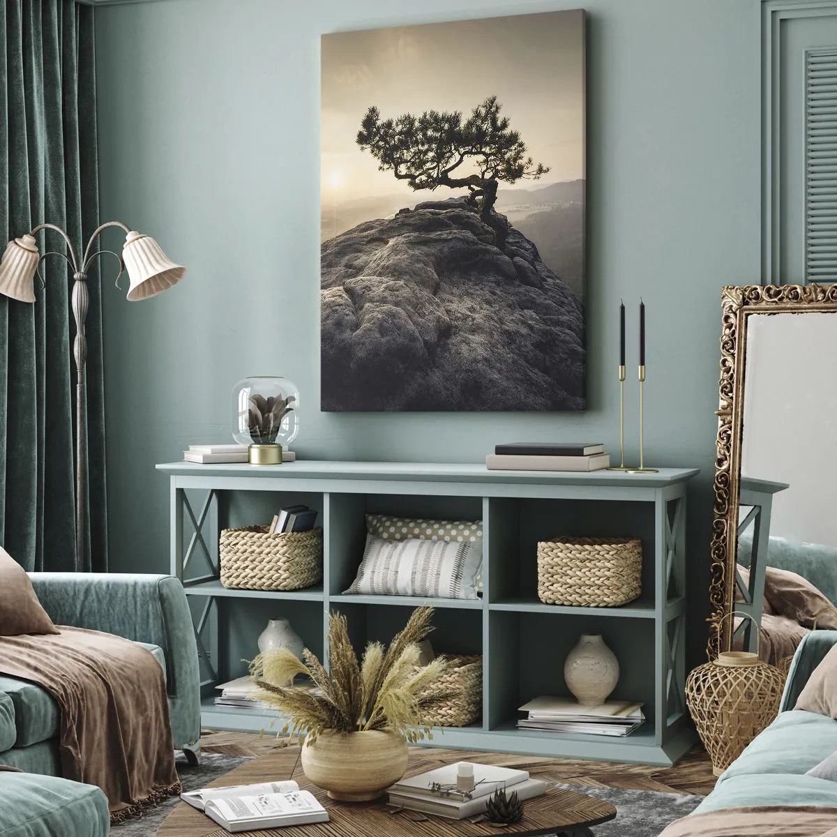 Lærredstryk - Billede på lærred - Livet vinder altid - 50x70 cm