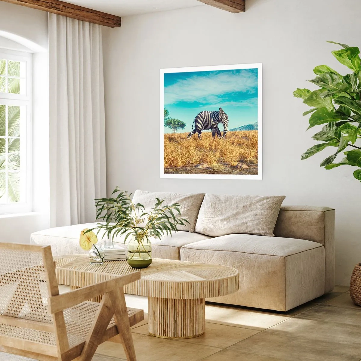 Plakat - Grå er ikke længere på mode - 40x40 cm