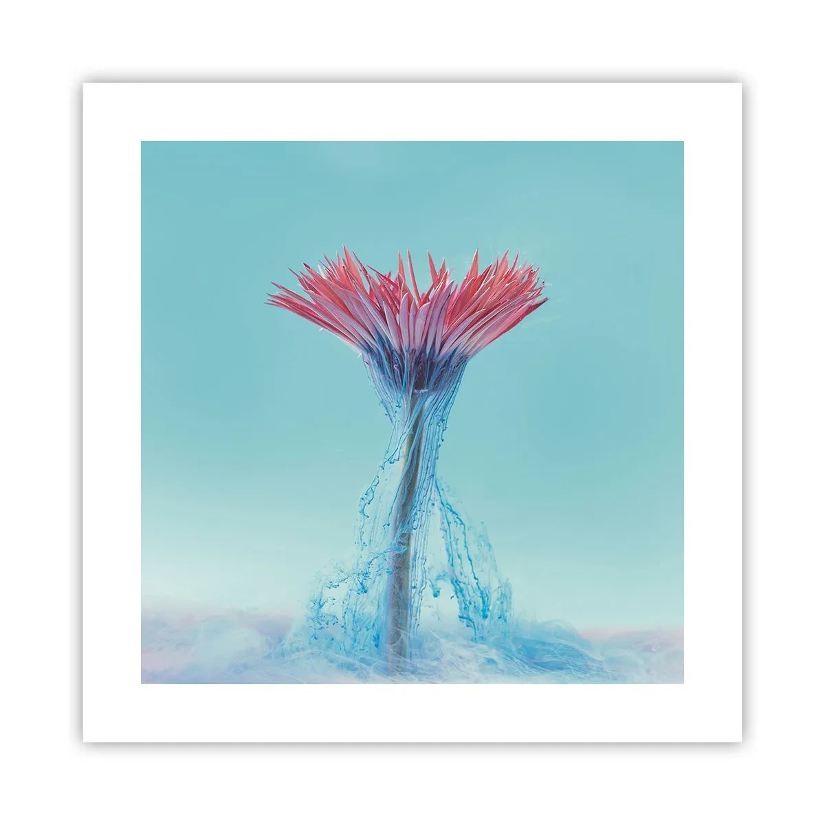 Plakat - I en nærende omfavnelse - 40x40 cm