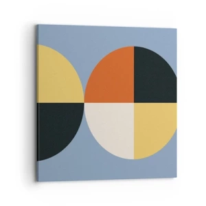 Lærredstryk - Billede på lærred - Se og tæl - 70x70 cm