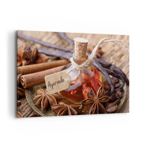 Lærredstryk - Billede på lærred - På vej mod enhed af krop og ånd - 120x80 cm