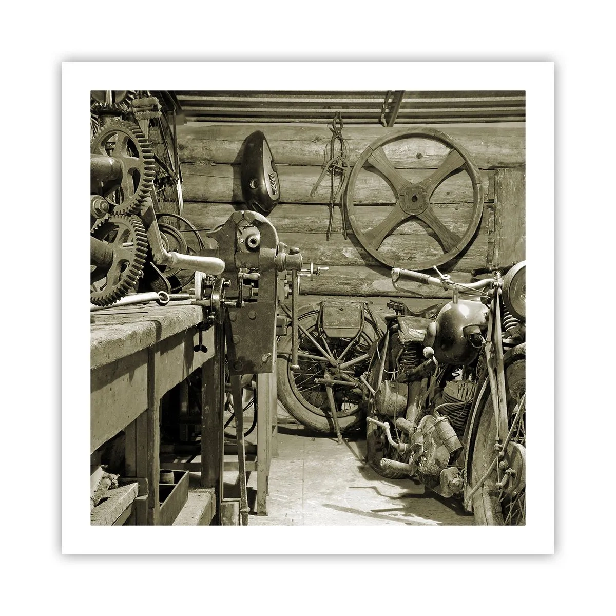 Plakat - I onkel Wladeks skur - 60x60 cm