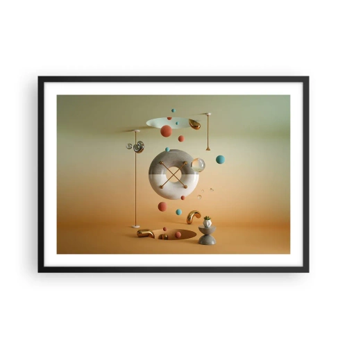 Plakat i sort ramme - Alt kan ske - 70x50 cm